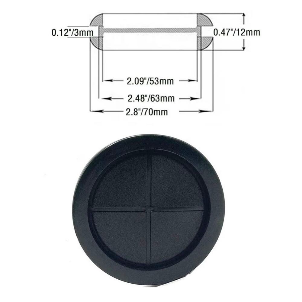 Mizorlie Rubber Grommet, 2-1/8" ID 2-1/2" Drill Hole, Hole Grommets (C39)